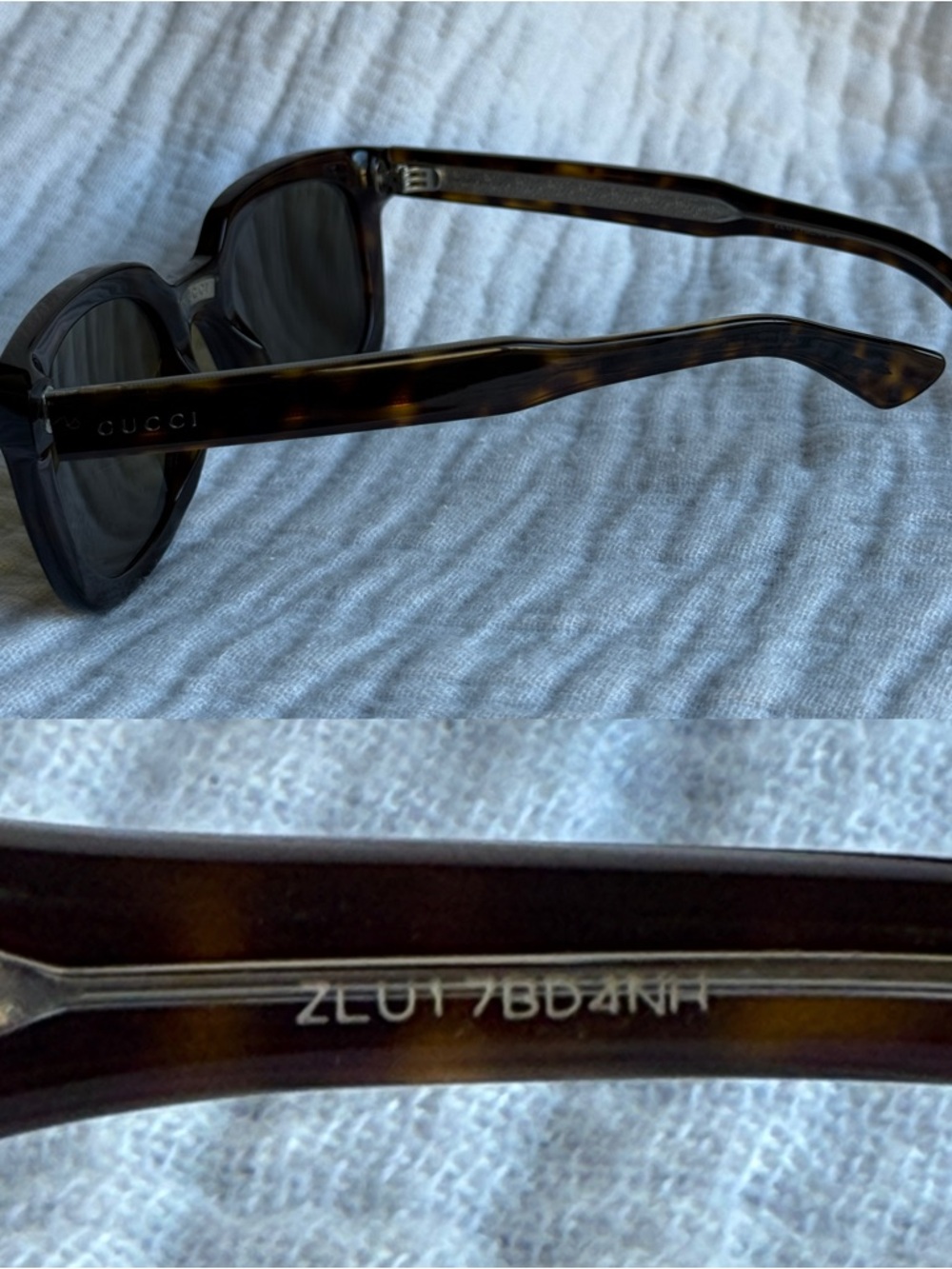 Gucci GG0181S 002 Square Sunglasses – Black/Brown Tortoise - Picture 5 of 8